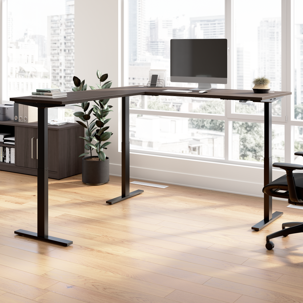Move 60 Series 72W Height Adjustable L Shaped Standing Desk