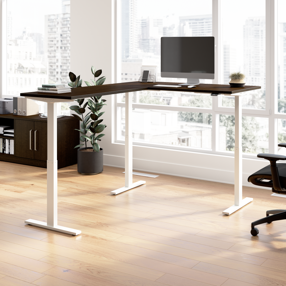 Move 60 Series 60W Height Adjustable L Shaped Standing Desk