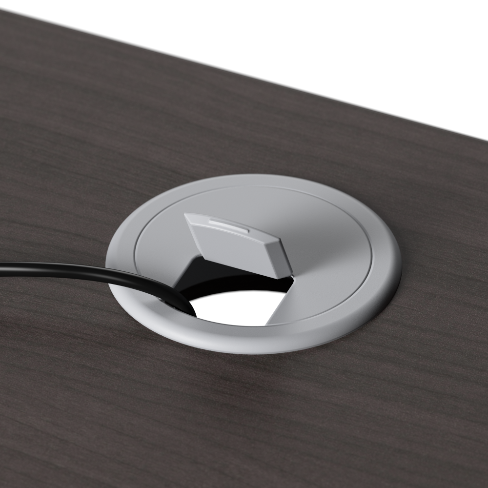 Arrive 60W x 30D Reception Desk with Shelf and Mobile File Cabinet