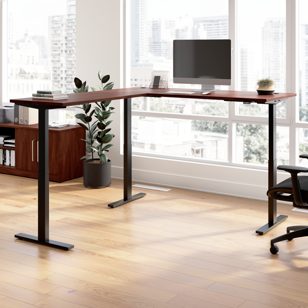 Move 60 Series 72W Height Adjustable L Shaped Standing Desk