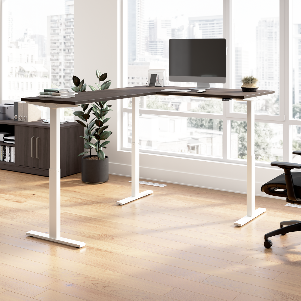 Move 60 Series 60W Height Adjustable L Shaped Standing Desk
