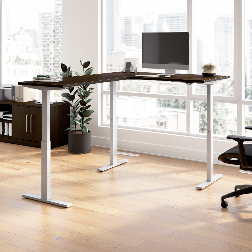 Move 60 Series 60W Height Adjustable L Shaped Standing Desk