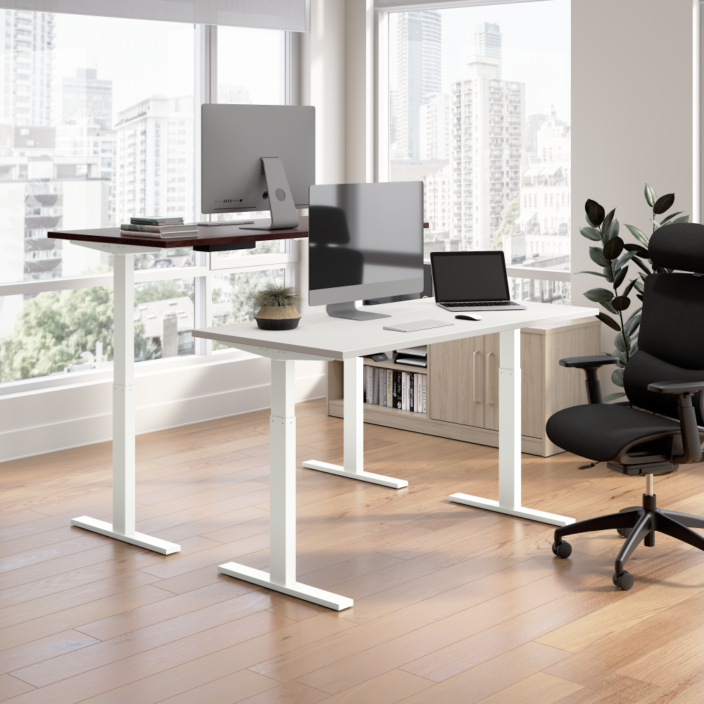 Move 60 Series 60W Height Adjustable L Shaped Standing Desk