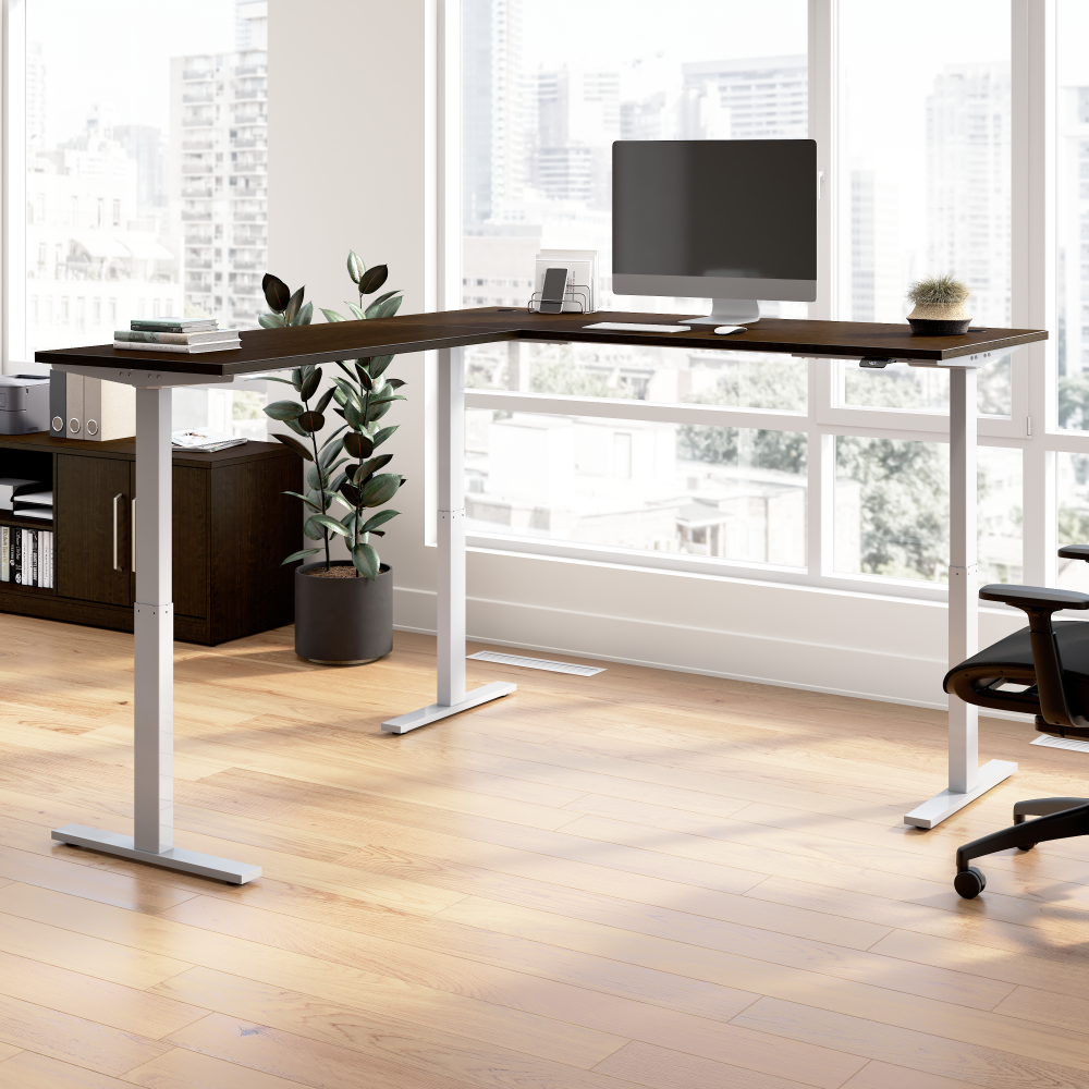 Move 60 Series 72W Height Adjustable L Shaped Standing Desk