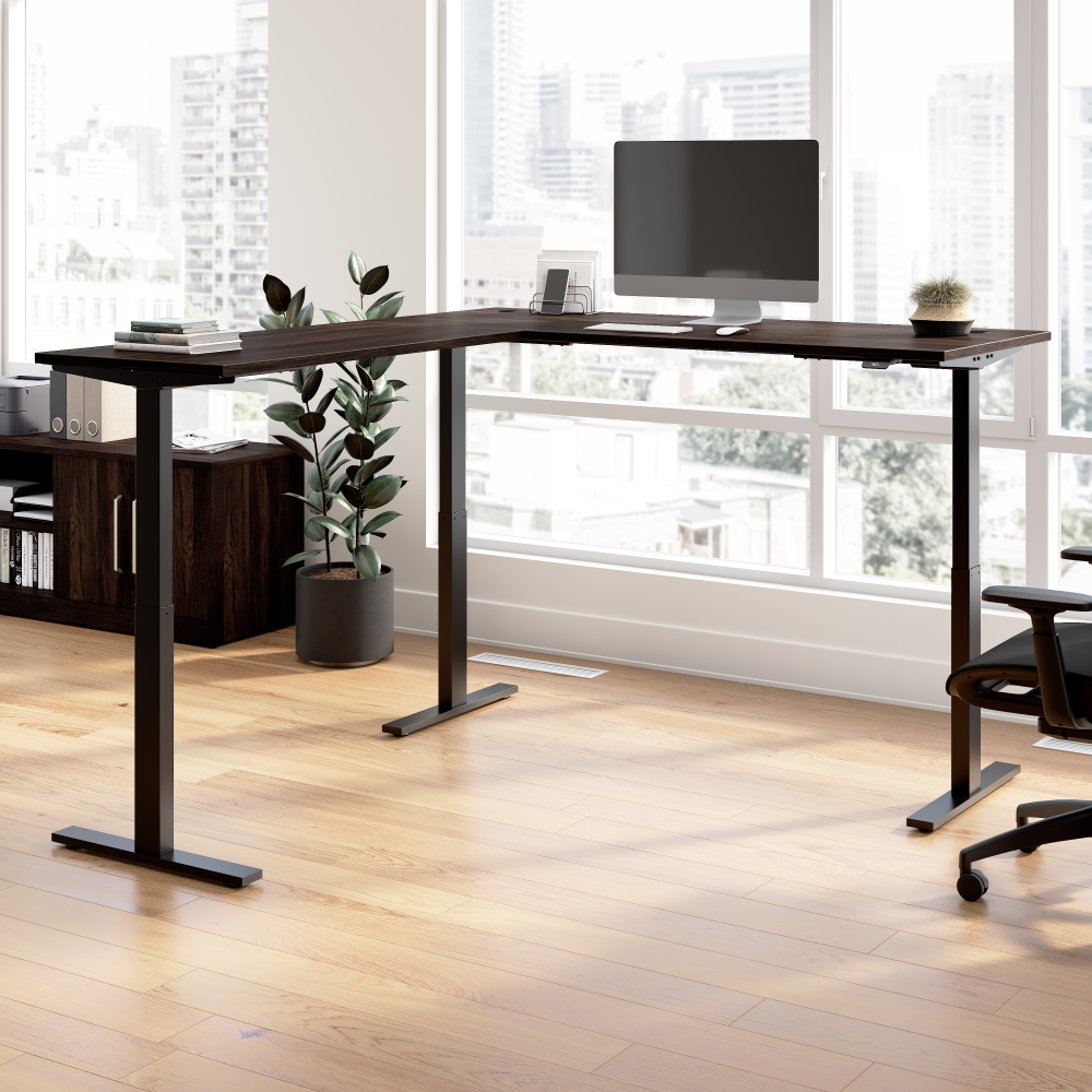 Move 60 Series 72W Height Adjustable L Shaped Standing Desk