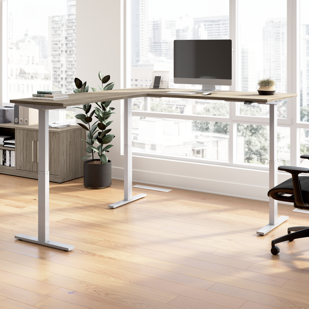 Move 60 Series 72W Height Adjustable L Shaped Standing Desk