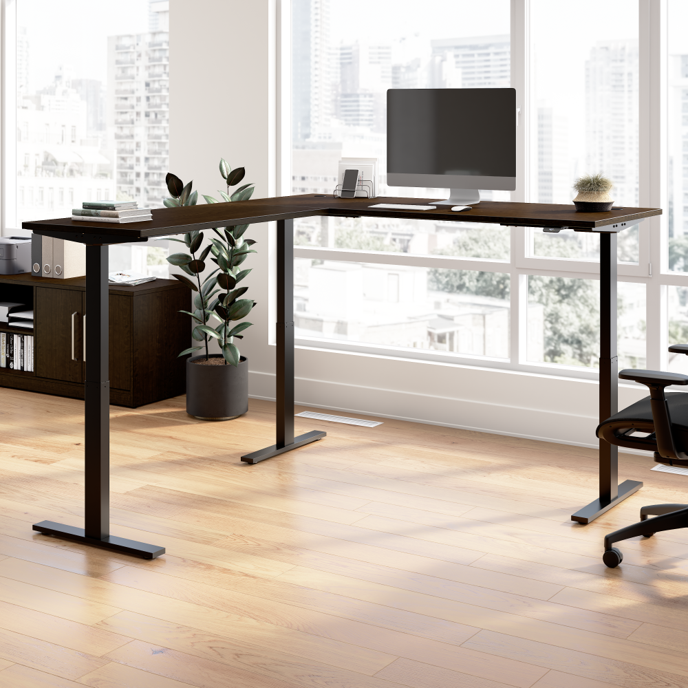Move 60 Series 72W Height Adjustable L Shaped Standing Desk