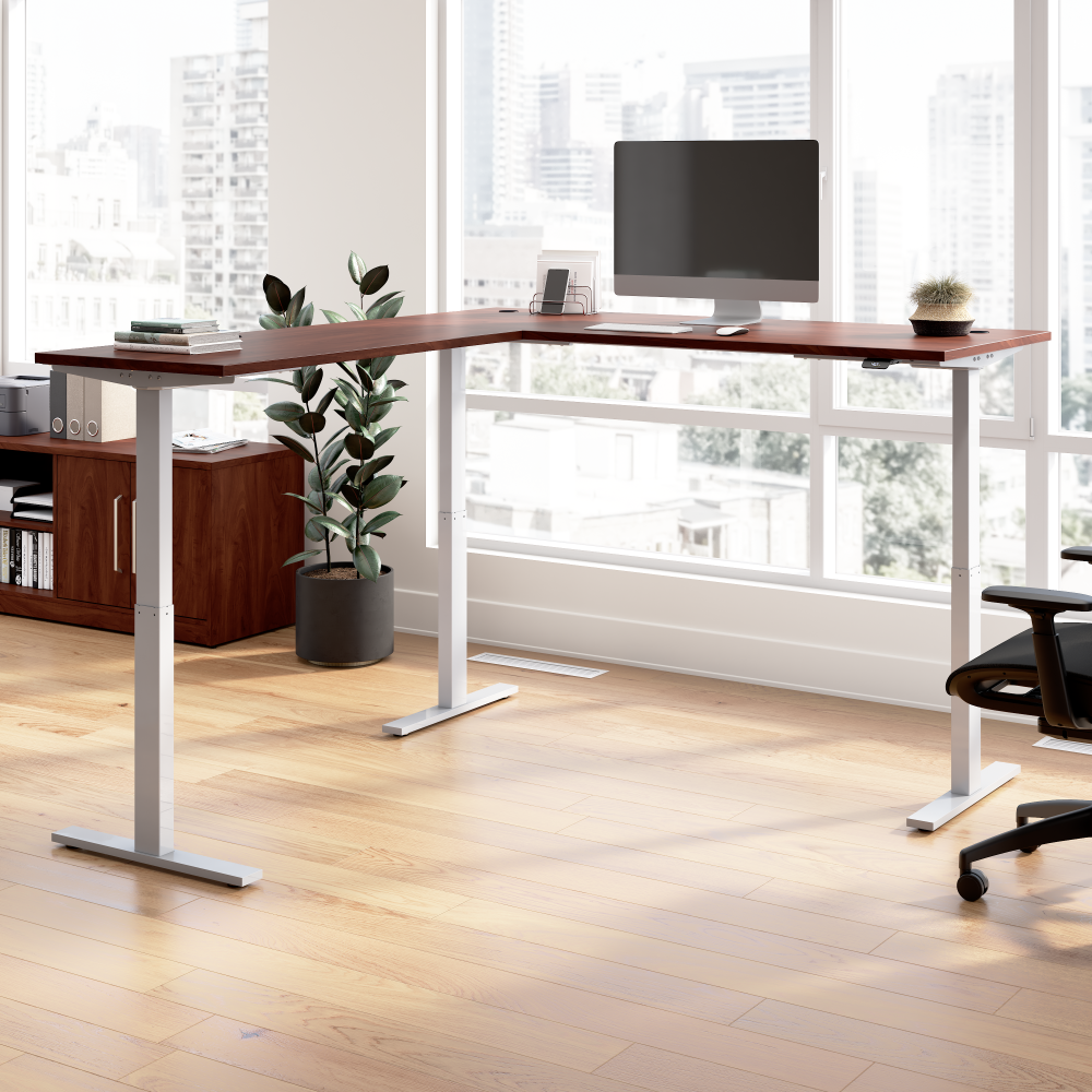Move 60 Series 72W Height Adjustable L Shaped Standing Desk