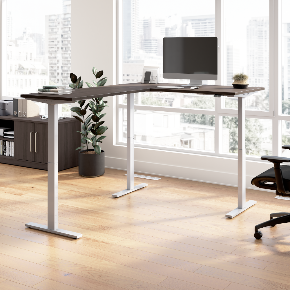 Move 60 Series 60W Height Adjustable L Shaped Standing Desk