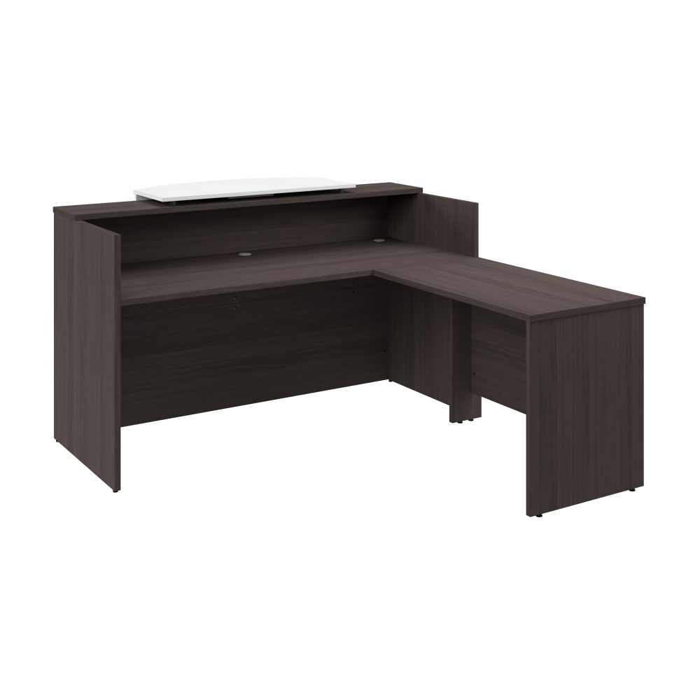Arrive 72W x 72D L Shaped Reception Desk with Counter