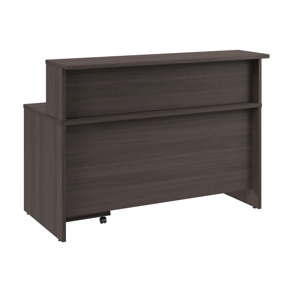 Arrive 60W x 30D Reception Desk with Shelf and Mobile File Cabinet