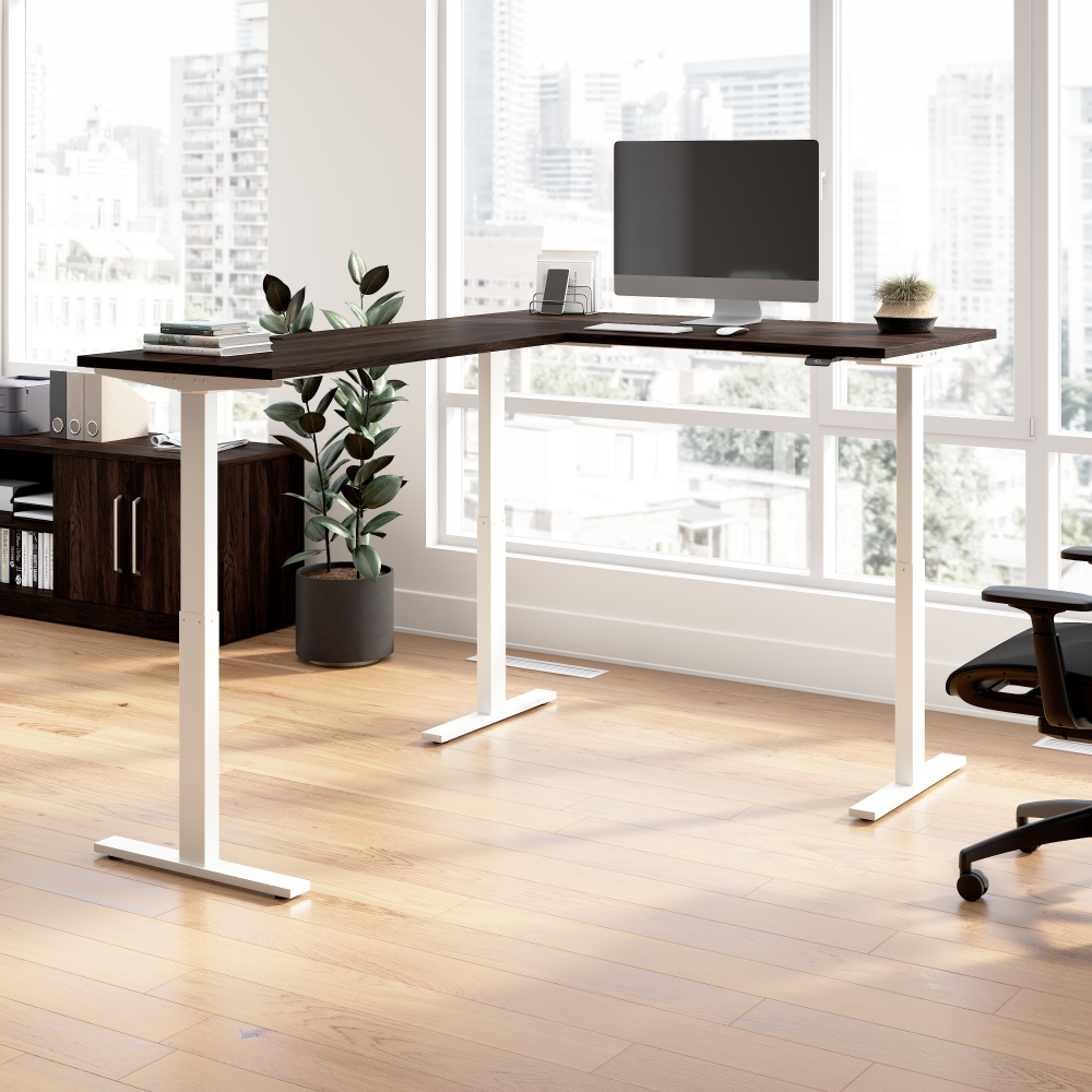 Move 60 Series 60W Height Adjustable L Shaped Standing Desk