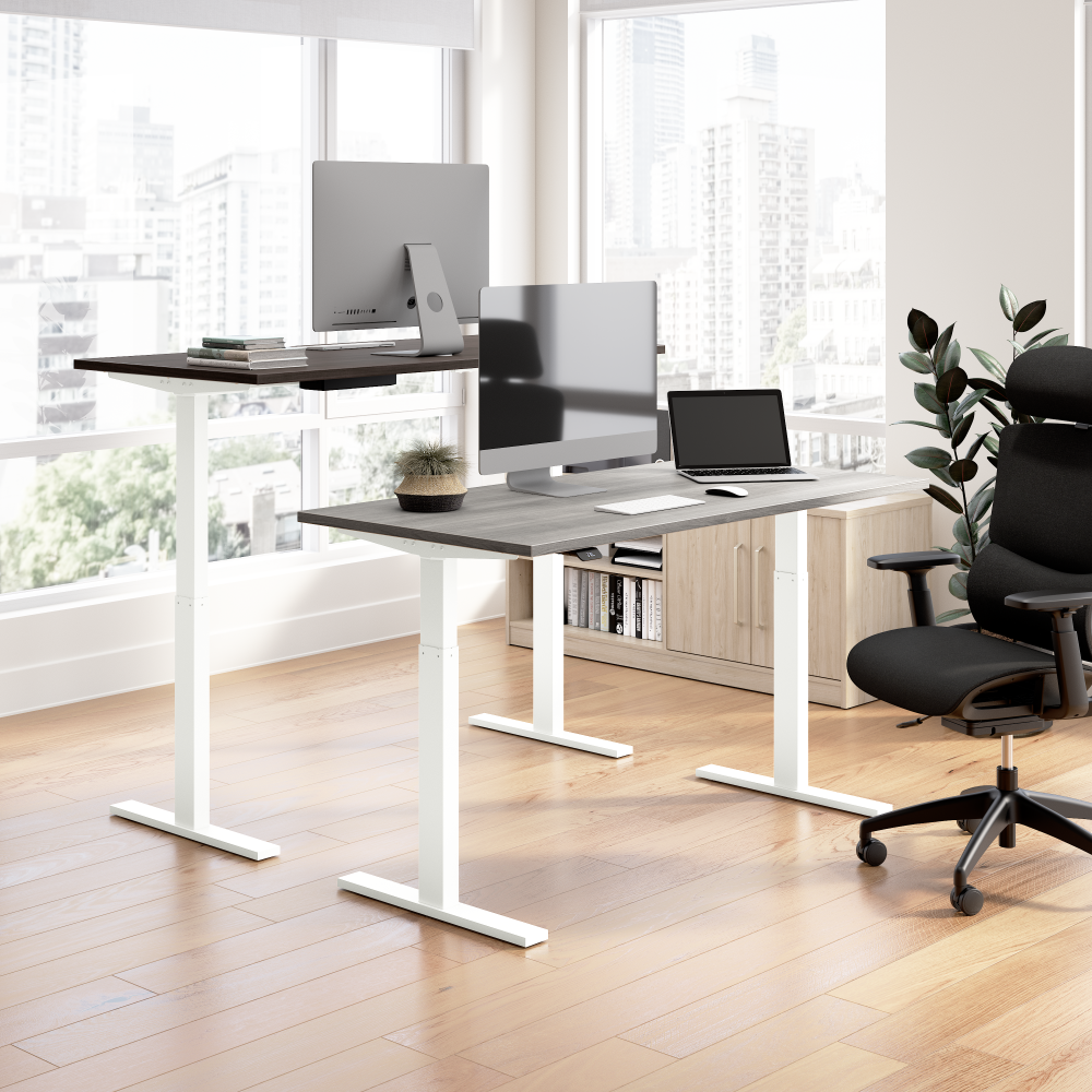 Move 60 Series 72W Height Adjustable L Shaped Standing Desk