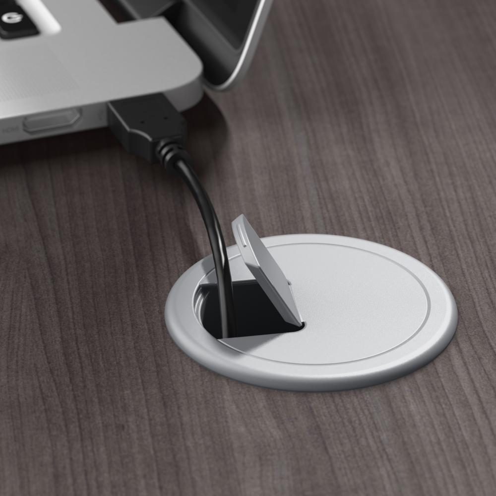 Move 60 Series 60W Height Adjustable L Shaped Standing Desk