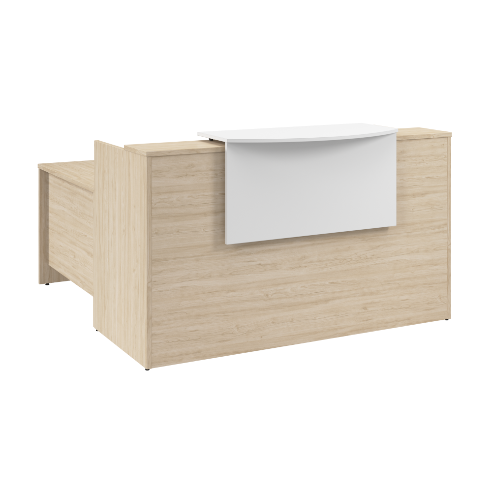 Arrive 72W x 72D L Shaped Reception Desk with Counter
