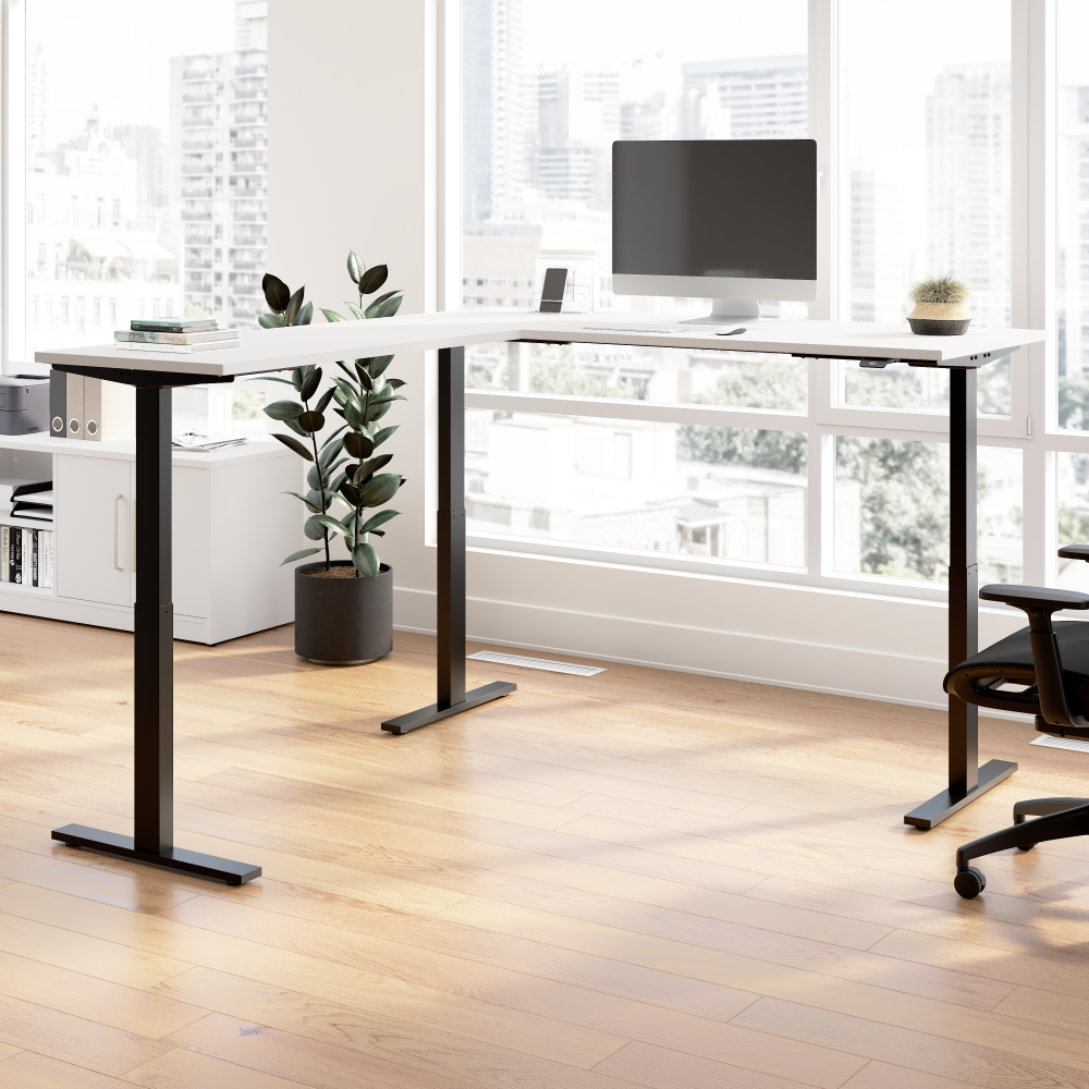 Move 60 Series 72W Height Adjustable L Shaped Standing Desk
