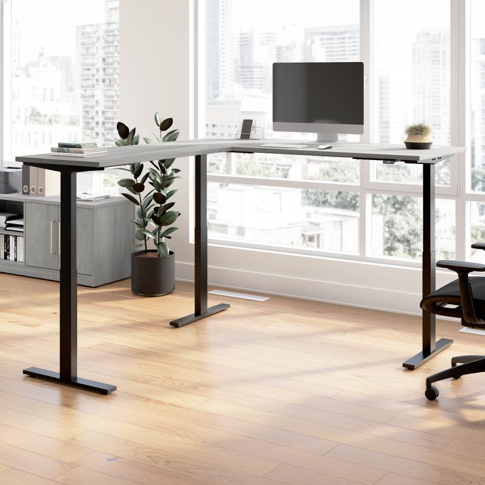 Move 60 Series 72W Height Adjustable L Shaped Standing Desk