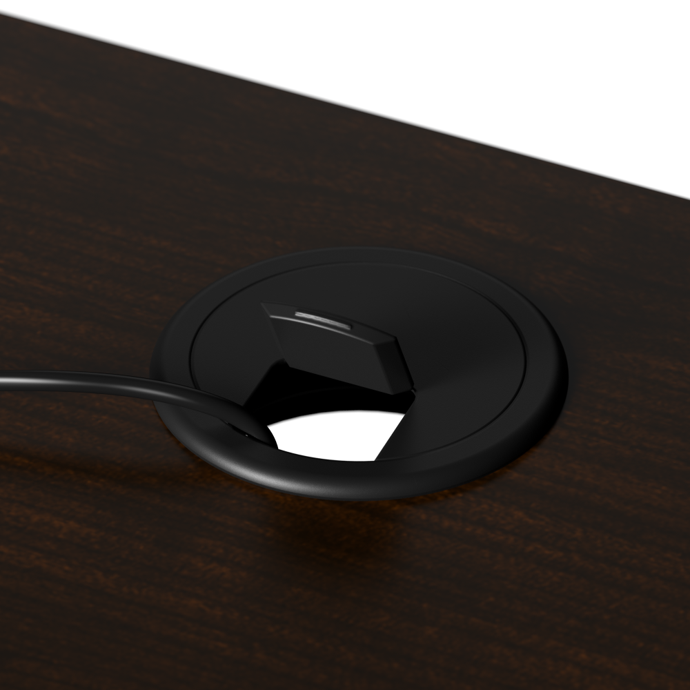 Arrive 60W x 30D Reception Desk with Shelf and Mobile File Cabinet