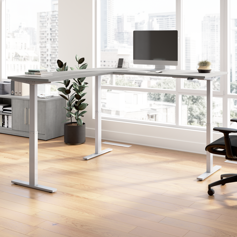 Move 60 Series 72W Height Adjustable L Shaped Standing Desk