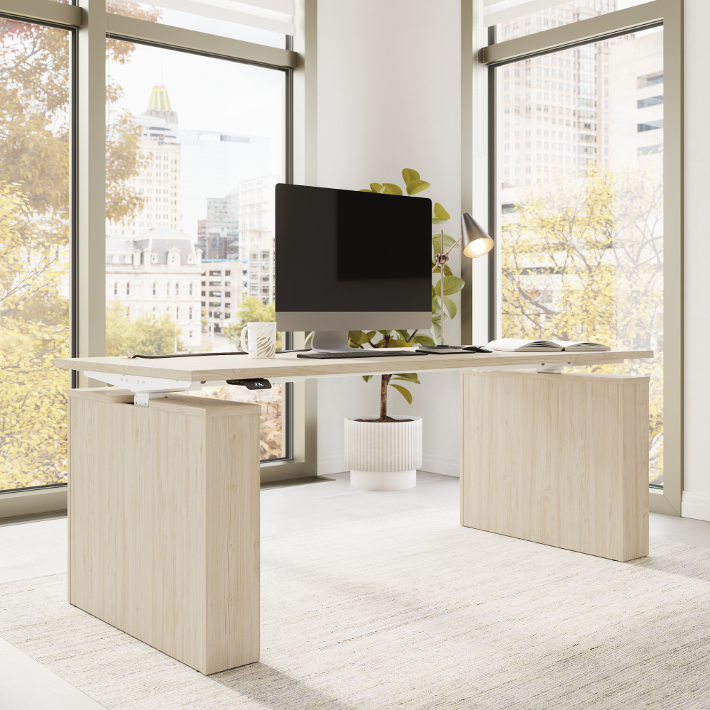 Stratus 72W x 30D Electric Height Adjustable Standing Desk